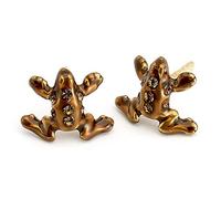 The Carat Shop Harry Potter Sterling Silber Schokofrosch-Bolzen-Ohrringe mit Swarovski-Kristallen