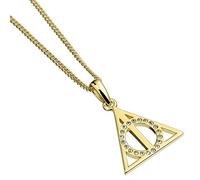 The Carat Shop Heiligtümer des Todes Halskette aus Sterlingsilber mit Swarovski-Kristallen, Gold, 0