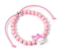 The Carat Shop Hello Kitty Armband mit rosa Perlen und My Melody Charm