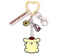 The Carat Shop Hello Kitty Pompompurin Schlüsselanhänger mit Charms
