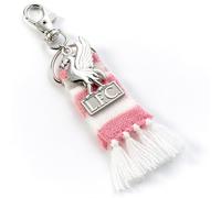 The Carat Shop Liverpool Football Club rosa gestreifter Schal & Liverbird Rucksackaufhänger, rose, One size