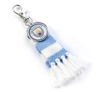 The Carat Shop Manchester City Football Club Blue Schal und Logo Charm Rucksack Aufhänger, Blau, Einheitsgröße, Blau, Einheitsgröße