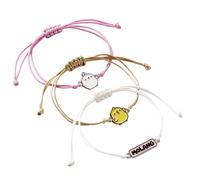 The Carat Shop Molang und Piu Piu Freundschaftsarmband Set