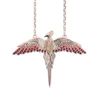 The Carat Shop Rose Gold überzog Sterlingsilber Fawkes Halskette mit Kristallen
