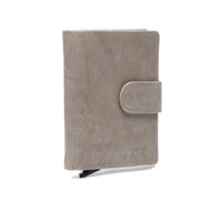 The Chesterfield Brand Antique Buff Crumbled RFID Safe Leder Geldbörse Praque 00 blackGrau / onesize