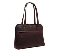 The Chesterfield Brand Branson Schultertasche Leder 37 cm Laptopfach braun