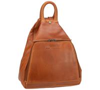 The Chesterfield Brand Wax Pull Up Cow Howard Rucksack cognac, fein genarbtes Rindsleder, Damen