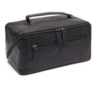 The Chesterfield Brand Kulturbeutel Elmia Leder schwarz 24 x 13 x 13 cm