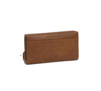 The Chesterfield Brand Wax Pull Up Halle Leder RFID Geldbörse 19 cm, Cognac, Einheitsgröße, Modern