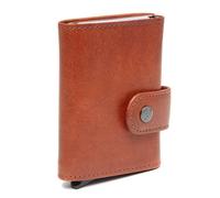 The Chesterfield Brand Larino Geldbörse RFID Schutz Leder 7 cm braun