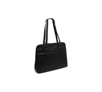 The Chesterfield Brand Schultertasche Branson Leder Laptopfach 37 cm Schwarz