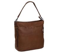 The Chesterfield Brand Lizzy Schultertasche Leder 34 cm Laptopfach braun