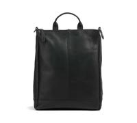 The Chesterfield Brand Manchester Rucksack schwarz, Pull-Up Rindsleder, Damen