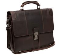 The Chesterfield Brand Stuttgart Aktentasche Leder 38 cm Laptopfach braun