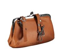 The Chesterfield Brand Umhängetasche Andrade mit Bügelverschluss Cognac