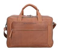 The Chesterfield Brand Wax Pull Up Aktentasche Leder 44 cm Laptopfach braun