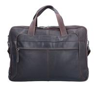 The Chesterfield Brand Wax Pull Up Aktentasche Leder 44 cm Laptopfach braun