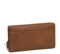 The Chesterfield Brand Wax Pull Up Halle Leder RFID Geldbörse 19 cm, Cognac, Einheitsgröße, Modern
