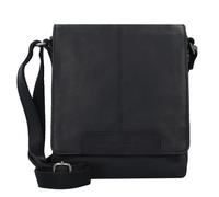 The Chesterfield Brand Wax Pull Up Umhängetasche Leder 22 cm schwarz