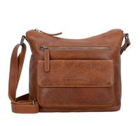 The Chesterfield Brand Wax Pull Up Umhängetasche Leder 25 cm braun