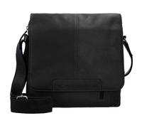 The Chesterfield Brand Wax Pull Up Umhängetasche Leder 29 cm schwarz