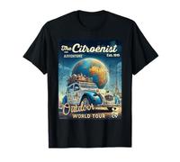 The Citroënist 2CV Outdoor-Abenteuer-Weltreise T-Shirt