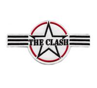 The Clash - Aufnäher zum Aufbügeln Army Stripes (Einheitsgröße) (Schwarz/Weiß/Rot)