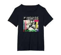 The Clash - Das japanische London Ruft T-Shirt, Damen Große Größen, Schwarz, 5X