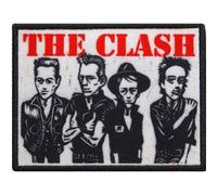 The Clash - Figuren - Aufnäher zum Aufbügeln (Einheitsgröße) (Schwarz/Rot/Weiß)