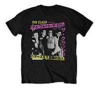 The Clash T Shirt London Calling Japan Photo Band Logo Nue offiziell Herren