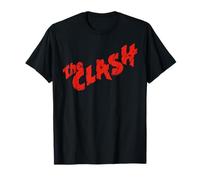 The Clash - Verkratztes rotes Logo T-Shirt