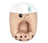 THE CONCEPT FACTORY, TX0314, Kawaii Beige Doppel-Slipper - optimaler Komfort, bezauberndes Design, einfache Wartung, vielseitig - ideal für Cocooning-Momente - Einheitsgröße, beige Farbe