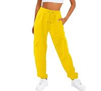 The Deal Hosen Damen Weie Jeanshose Damen Only Paperbag Hose Damen Prime Deal Days 2024 Jogging Hose Damen Weihnachtshose Radlerhose Damen Beige