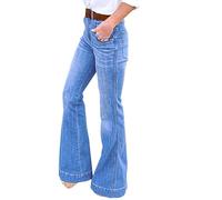 The Deal Mein Konto Anzeigen Bitte Auf Deutsch Jeans Damen Stretch Jeans, Denim Schlaghose, Weites Bein Jeanshosen Für Frauen Angebote des Tages Heute Sale