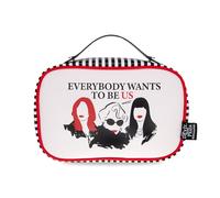 The Devil Wears Prada Make-up-Tasche, offizielles Lizenzprodukt, Kosmetiktasche, zwei Fächer, durchsichtiges Reißverschlussfach, Pinselhalter Mad Beauty