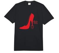 The Devil Wears Prada Red Heel Pitchfork Logo Comfort Colors Adult Heavyweight T-Shirt
