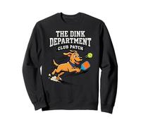 The Dink Department Club Patch Pickleball Hundepaar Sweatshirt