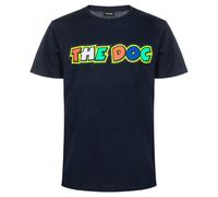 Valentino Rossi Unisex Vr46 Fan T-Shirt, blau, XL