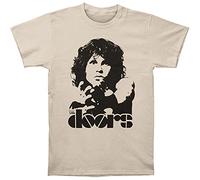 The Doors Herren T-Shirt Break On Through Kurzarm Elfenbein (Sand) L