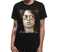 The Doors Jim Morrison Aviators Pose Rock offiziell Männer T-Shirt Herren (Large)