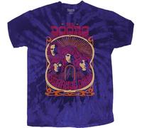 The Doors Kinder T-Shirt Strange Days Band Logo New Official Blue Dye Wash, Blau, XL/11-12 Jahre