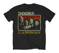The Doors LA Woman Band Jim Morrison Rock offiziell Männer T-Shirt Herren (Large)