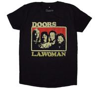 The Doors LA Woman offiziell Herren Nue Schwarz T Shirt