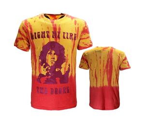 The Doors Light My Fire Dip Dye T-Shirt - Offizielles Merchandise XXL Orange
