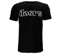 The Doors Logo Offizielles Band-T-Shirt - Offizielles Merchandise S Schwarz