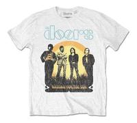 The Doors T Shirt Herren Waiting for The Sun Jim Morrison Nue offiziell Weiß L