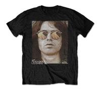 The Doors T Shirt Jim Face Band Logo Nue offiziell Unisex Schwarz S