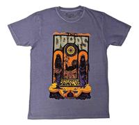 The Doors T Shirt Sacramento Band Logo Nue offiziell Unisex Embellished Purple L