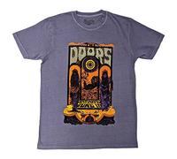 The Doors T Shirt Sacramento Band Logo Nue offiziell Unisex Embellished Purple M