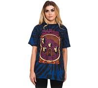 The Doors T Shirt Strange Days Band Logo Nue offiziell Tie Dye Blau Unisex M